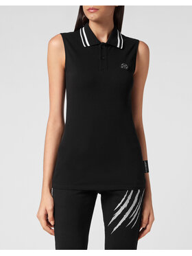 Plein Sport Plein Sport Polo 1911 Czarny Regular Fit
