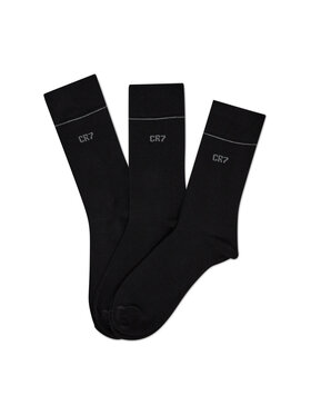 Cristiano Ronaldo CR7 Cristiano Ronaldo CR7 Set 10 perechi de șosete lungi pentru bărbați 300-8290-800-9000 Negru