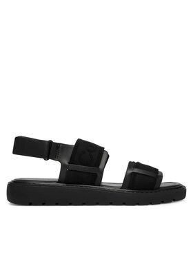 Calvin Klein Calvin Klein Sandali Sq Molded Sandal Webb HW0HW02872 Črna