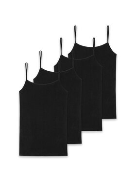 SCHIESSER SCHIESSER Podkoszulek 28932 Czarny Comfort Fit