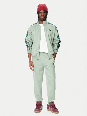 adidas adidas Trenerka 3-Stripes Fleece KX5625 Zelena Regular Fit