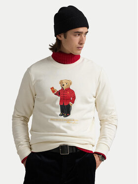 Polo Ralph Lauren Polo Ralph Lauren Felpa 710961598001 Écru Regular Fit