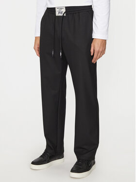 Just Cavalli Just Cavalli Teplákové nohavice 77OAAR11 Čierna Regular Fit