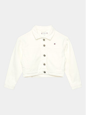 Tommy Hilfiger Tommy Hilfiger Džínsová bunda KG0KG07224 Biela Regular Fit