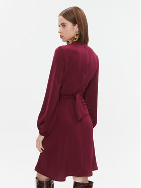 DKNY Vsakodnevna Obleka DD3G2174 Bordo Rdeča Regular Fit