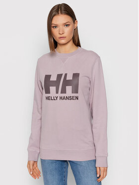 Helly Hansen Helly Hansen Bluza Pull Crew Hh Logo 34003 Fioletowy Regular Fit