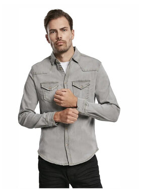 Brandit Brandit Koszula 4020.169.S Szary Regular Fit