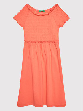 United Colors Of Benetton United Colors Of Benetton Poletna obleka 3IUE0V005 Roza Regular Fit