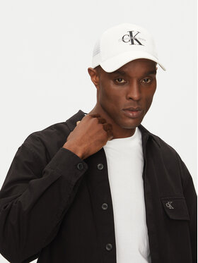 Calvin Klein Jeans Calvin Klein Jeans Czapka z daszkiem Monologo LV04G5065G Biały