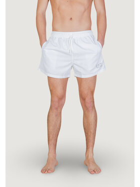 EA7 Emporio Armani EA7 Emporio Armani Kopalne hlače 7M001677 AF13019 M0076 Bela Regular Fit