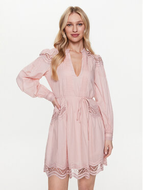 TWINSET TWINSET Sukienka letnia 231TT2291 Różowy Regular Fit
