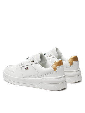 Tommy Hilfiger Superge Essential Basket Sneaker Gold FW0FW08076 Écru