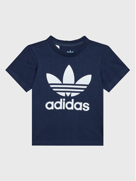 adidas adidas T-Shirt Trefoil Tee HK7503 Dunkelblau Regular Fit