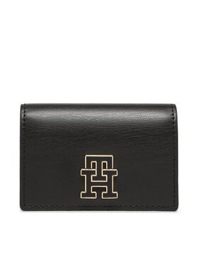 Tommy Hilfiger Tommy Hilfiger Pouzdro na kreditní karty Th Chic Concertina Cc AW0AW15084 Černá