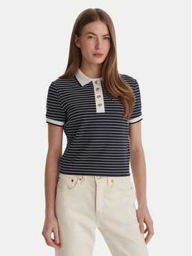 Guess Guess Polo W6GP17 K2946 Granatowy Regular Fit