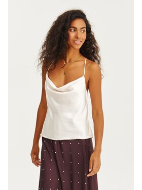 NAOKO NAOKO Top Lucia Sand Beżowy Regular Fit