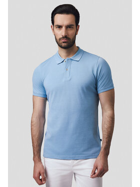 Lancerto Lancerto Polo Cassian PO073125000002 Niebieski Regular Fit
