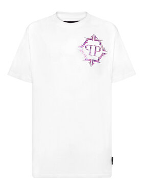 PHILIPP PLEIN PHILIPP PLEIN T-Shirt 9453 Biały Regular Fit