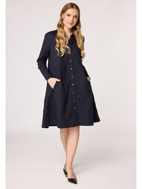 QUIOSQUE QUIOSQUE Sukienka codzienna QUIOSQUE 4VF010802 Granatowy Regular Fit