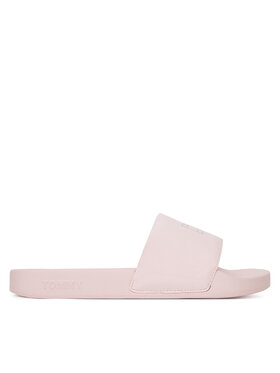 Tommy Jeans Tommy Jeans Şlapi Flag Pool Slide Patent EN0EN02901 Roz