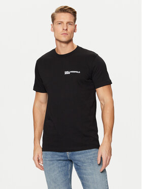 Karl Lagerfeld Jeans Karl Lagerfeld Jeans T-Shirt A1M17003 Černá Slim Fit