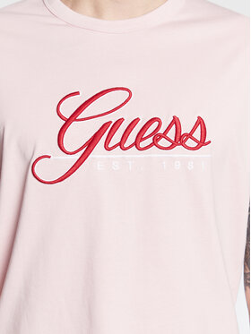 Guess Majica 3D Embro M3GI25 K8FQ4 Roza Regular Fit