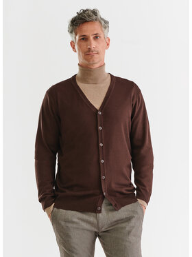 Pako Lorente Pako Lorente Kardigan P23WF-2X-005 Brązowy Classic Fit