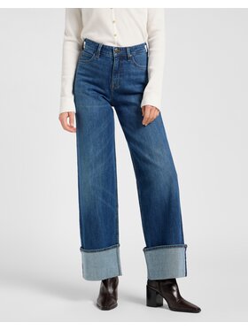 Lee Lee Jeansy Stella Niebieski Wide Leg