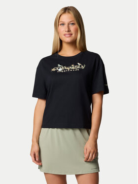 Columbia Columbia Тишърт Rolling Bend™ 2119991 Черен Regular Fit