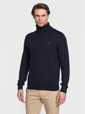 Tommy Hilfiger Tommy Hilfiger Garbó Pima MW0MW28048 Sötétkék Regular Fit