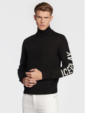 Ice Play Ice Play Džemper 22I U1M0 A007 9014 9000 Crna Regular Fit