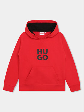 Hugo Hugo Bluza G00022 D Czerwony Regular Fit