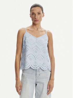 Pieces Pieces Top Vilde 17156563 Albastru celest Regular Fit