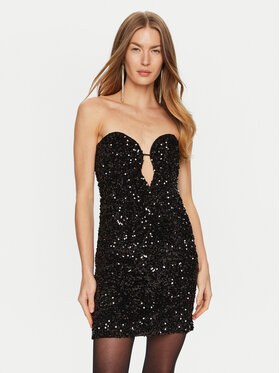 BARDOT BARDOT Kokteilikleit Eleni 58431DB Must Slim Fit