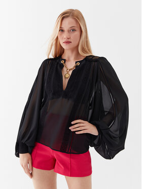 Elisabetta Franchi Elisabetta Franchi Bluse CA-051-32E2-V440 Schwarz Regular Fit