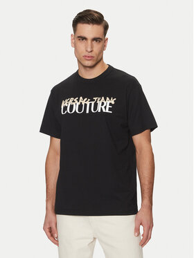 Versace Jeans Couture Versace Jeans Couture T-Shirt 78GAHE06 Černá Regular Fit