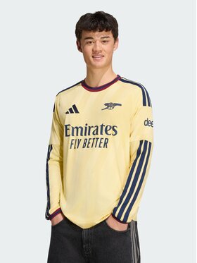 adidas adidas Koszulka techniczna 171984 Żółty Slim Fit