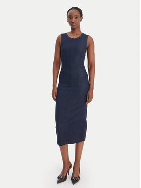 Guess Guess Ikdienas kleita W6RK72 D6980 Tumši zils Regular Fit