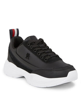 Tommy Hilfiger Tommy Hilfiger Sneakers Elevated Global Stripes Runner FW0FW07607 Noir