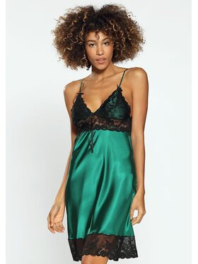 DKaren Lingerie DKaren Lingerie Halka Deyla Zielony Classic Fit