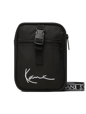 Karl Kani Karl Kani Τσάντα Signature Tape Messenger Bag 4002484 Μαύρο