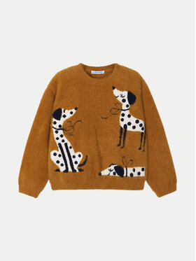 Mayoral Mayoral Sweter 4356 Brązowy Regular Fit