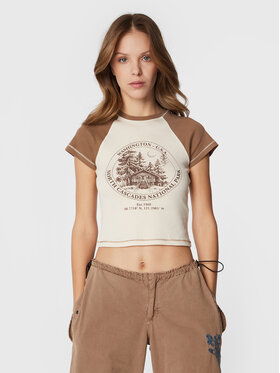 BDG Urban Outfitters BDG Urban Outfitters Marškinėliai 75467449 Écru Regular Fit