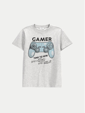 Coccodrillo Coccodrillo T-Shirt WC5143214VBA Szary Regular Fit