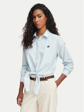 Beverly Hills Polo Club Beverly Hills Polo Club Πουκάμισο P-SS26W-SH506602 Μπλε Regular Fit