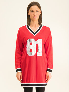 Guess Guess Ikdienas kleita W01K0F K9HG0 Sarkans Loose Fit