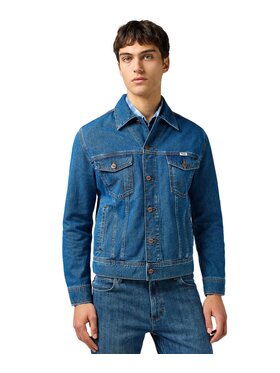Wrangler Wrangler Kurtka jeansowa 112362737 Granatowy Regular Fit
