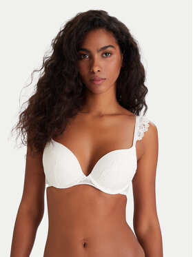 Hunkemöller Hunkemöller Biustonosz push-up Posie PP Maximizer 302550 Biały