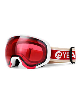 Yeaz Yeaz Gogle BLACK RUN Czerwony