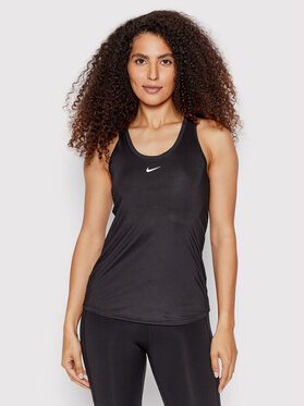 Nike Nike Тениска от техническо трико Dri-FIT One DD0623 Черен Slim Fit